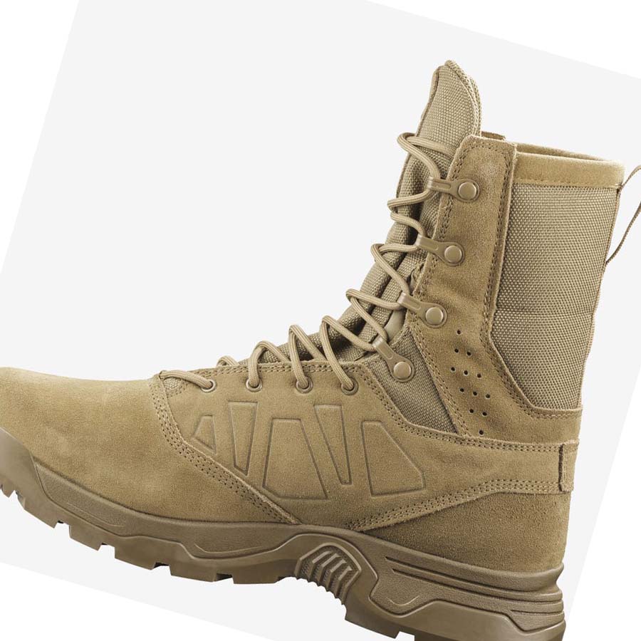 Botas Salomon GUARDIAN CLIMASALOMON™ FORCES WATERPROOF Mujer Marrom | MX 2592JPQ